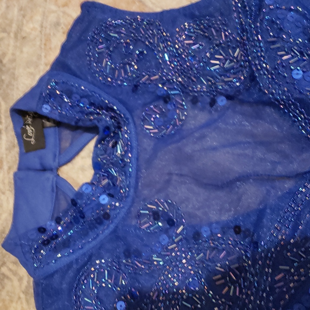 Vintage! 2 Piece Royal Blue Set. - Picture 4 of 6